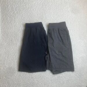 Lululemon men's LOT of 2 athletic shorts grey and blue workout performance‎ M